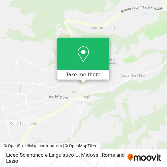 Liceo Scientifico e Linguistico U. Midossi map