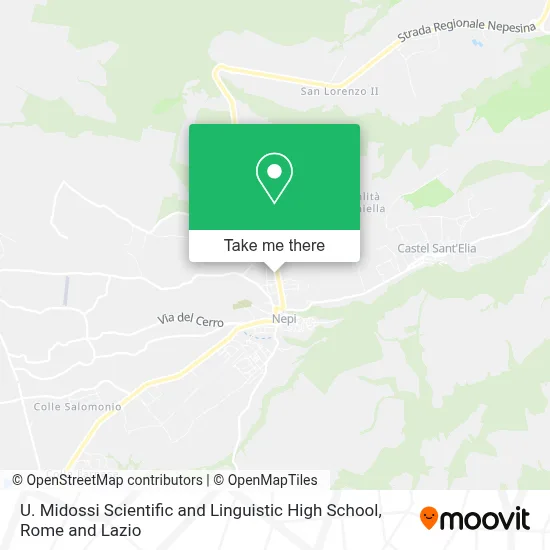 U. Midossi Scientific and Linguistic High School map