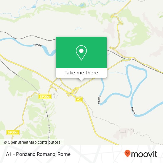 A1 - Ponzano Romano map