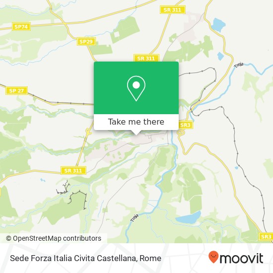 Sede Forza Italia Civita Castellana map