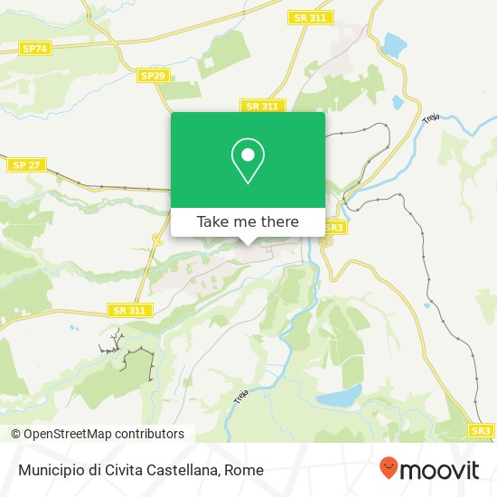 Municipio di Civita Castellana map