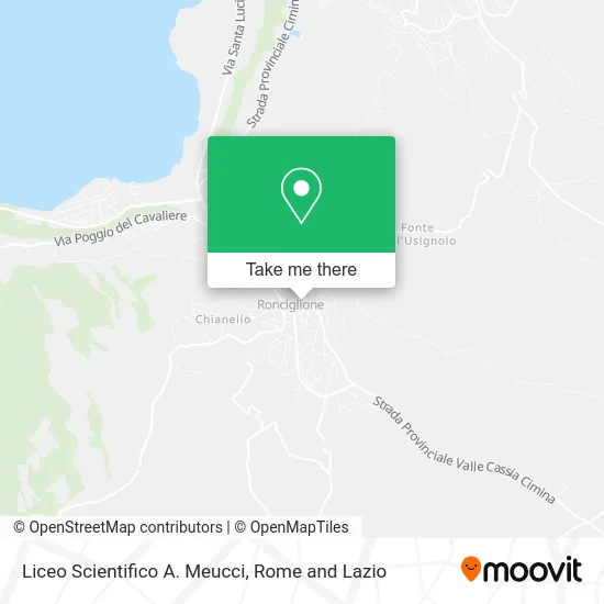 A. Meucci Scientific High School map