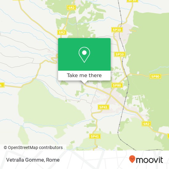 Vetralla Gomme map