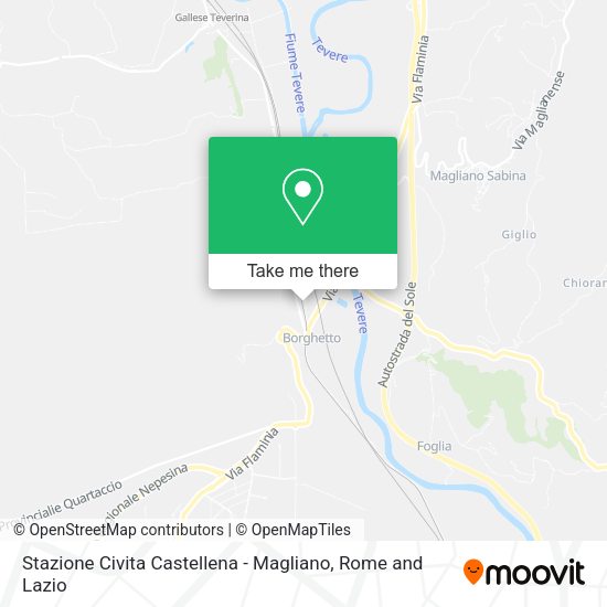 Stazione Civita Castellena - Magliano map