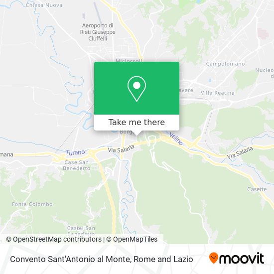 Convento Sant'Antonio al Monte map