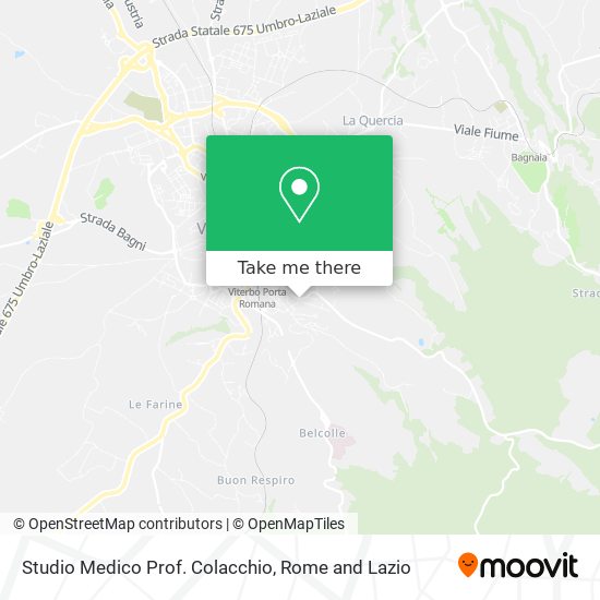 Studio Medico Prof. Colacchio map