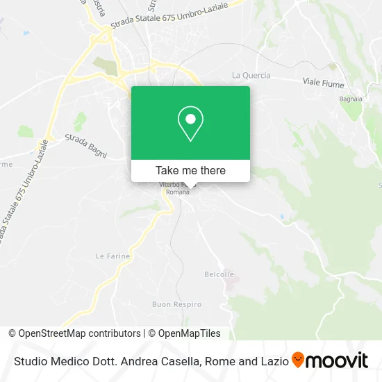 Medical Studio Dr. Andrea Casella map