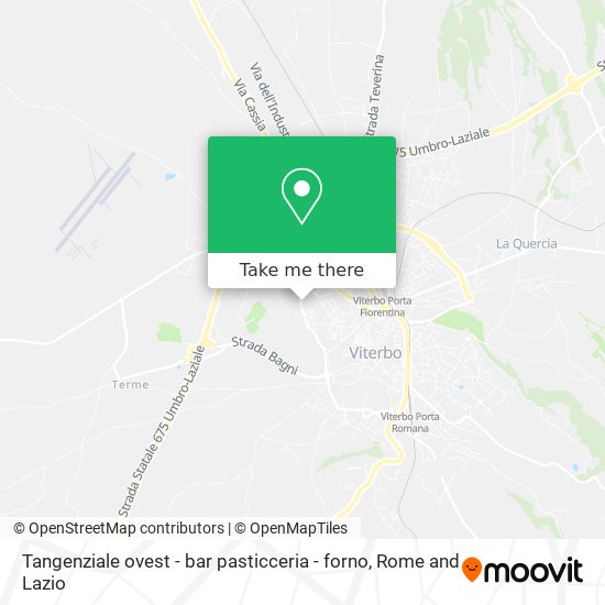 Tangenziale ovest - bar pasticceria - forno map