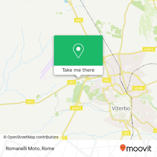 Romanelli Moto map