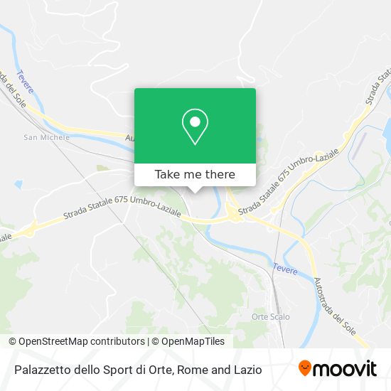 Palazzetto dello Sport di Orte map