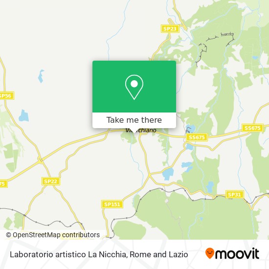 Laboratorio artistico La Nicchia map