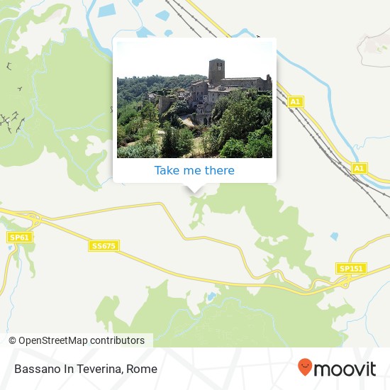 Bassano In Teverina map