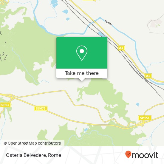 Osteria Belvedere map