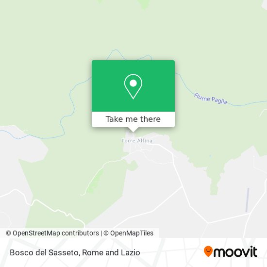 Bosco del Sasseto map