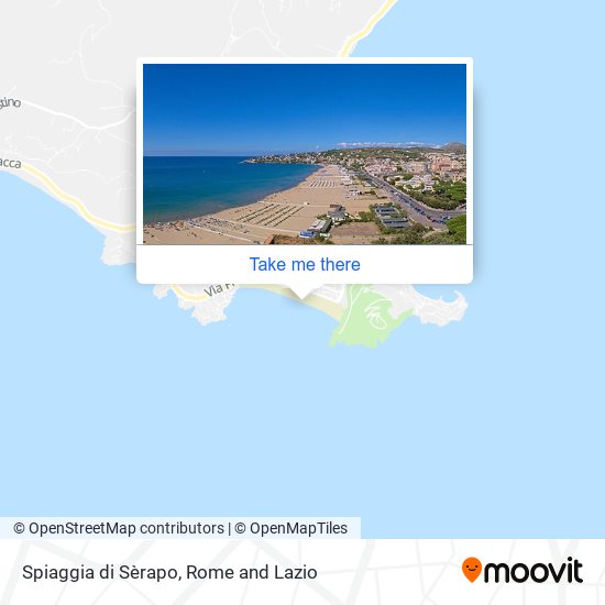 Spiaggia di Sèrapo map