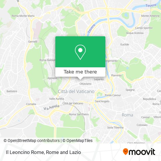 Il Leoncino Rome map