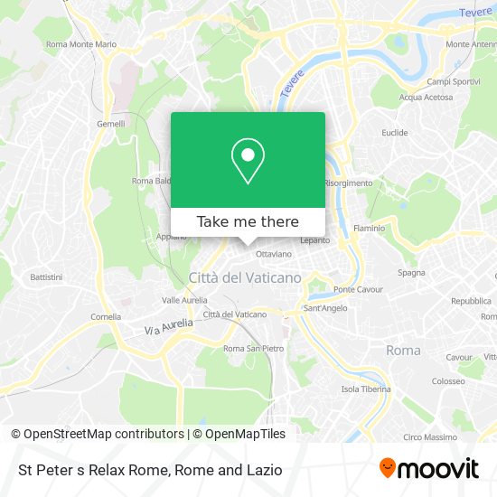 St Peter s Relax Rome map