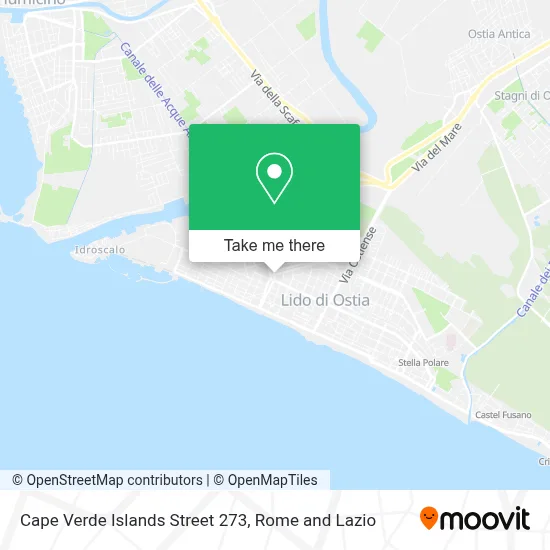 Cape Verde Islands Street 273 map