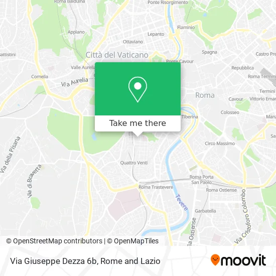 Giuseppe Dezza Street 6b map