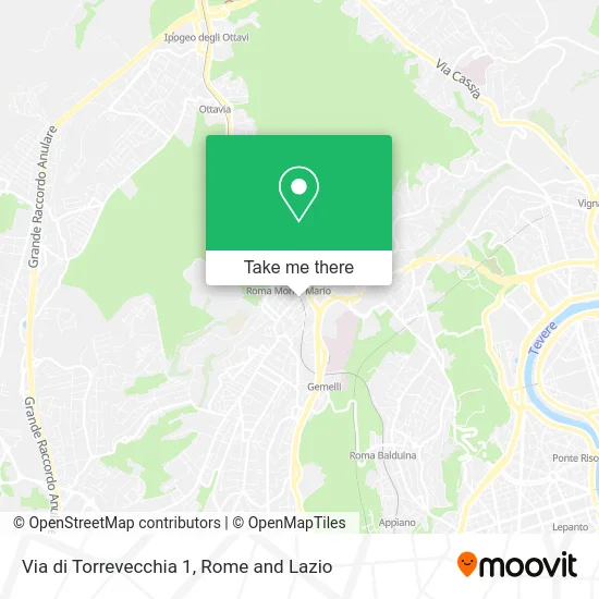 Torrevecchia Street 1 map