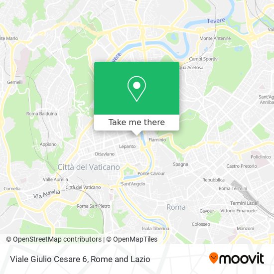 Viale Giulio Cesare 6 map