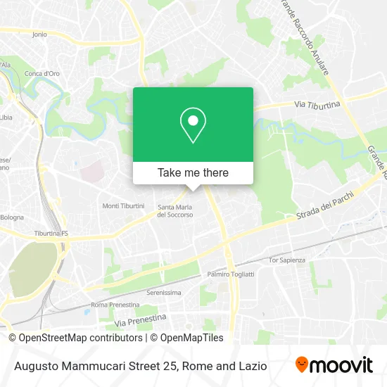 Augusto Mammucari Street 25 map