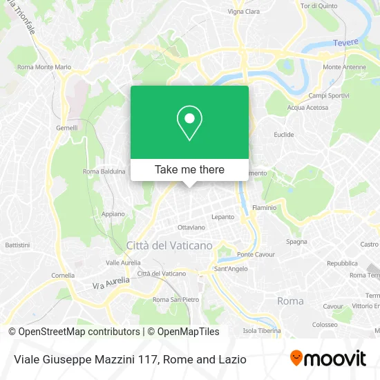 Giuseppe Mazzini Avenue 117 map