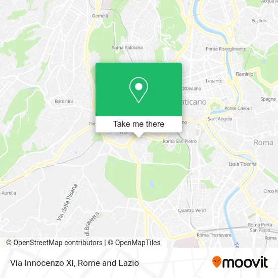 Innocenzo XI Street map