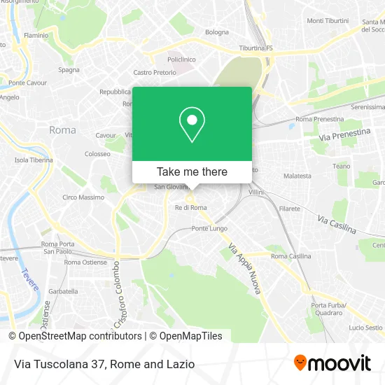 Tuscolana Street 37 map