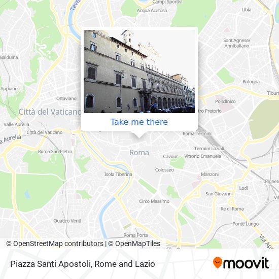 Piazza Santi Apostoli map