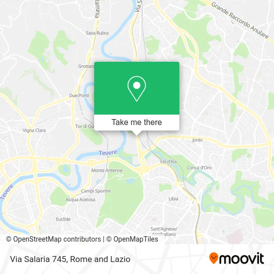 Salaria Street 745 map