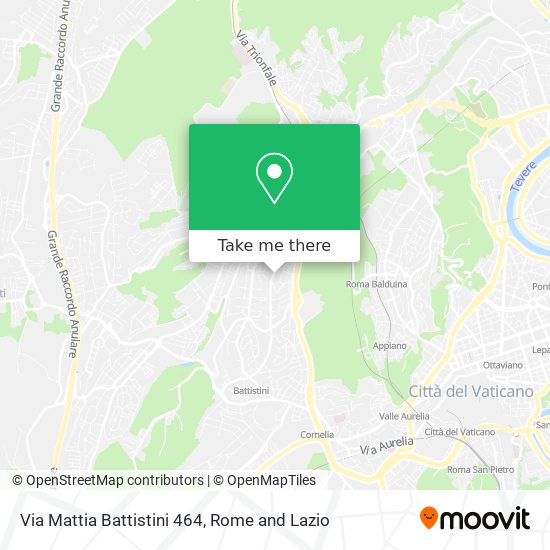 Via Mattia Battistini 464 map