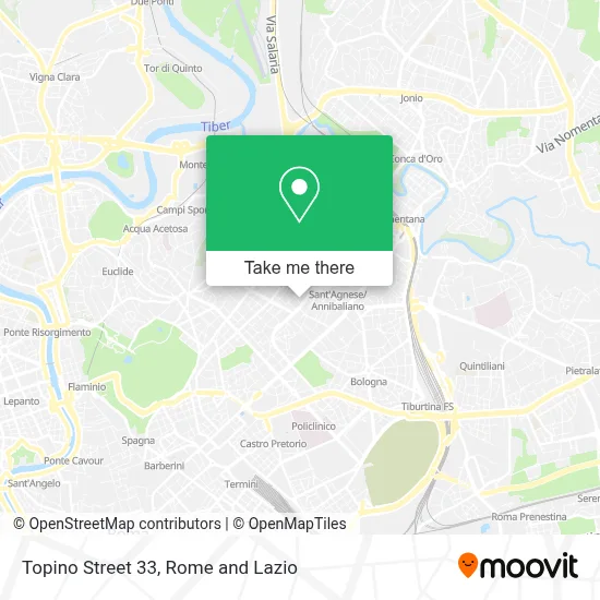 Topino Street 33 map