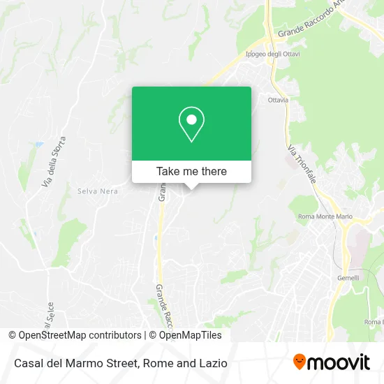 Casal del Marmo Street map