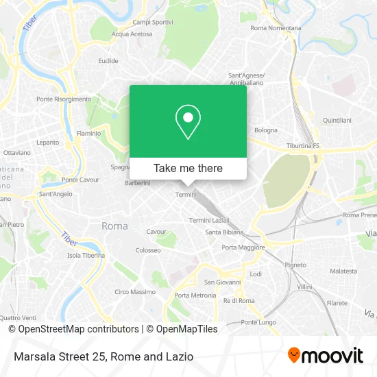 Marsala Street 25 map