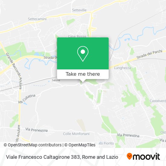 Viale Francesco Caltagirone 383 map