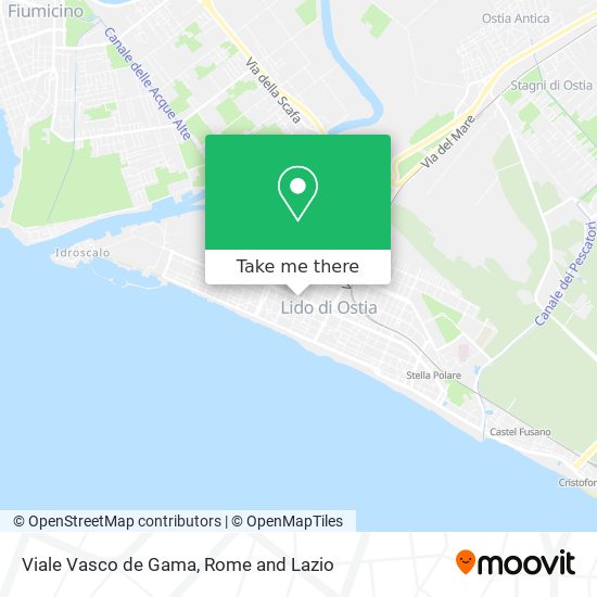 Viale Vasco de Gama map