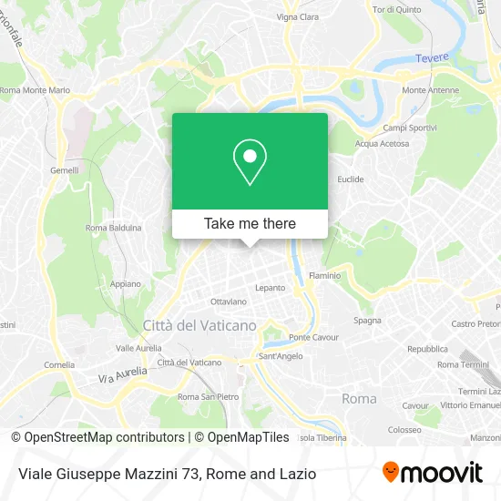 Giuseppe Mazzini Avenue 73 map