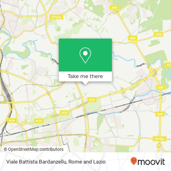 Viale Battista Bardanzellu map