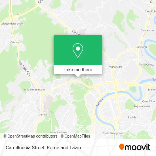 Camilluccia Street map