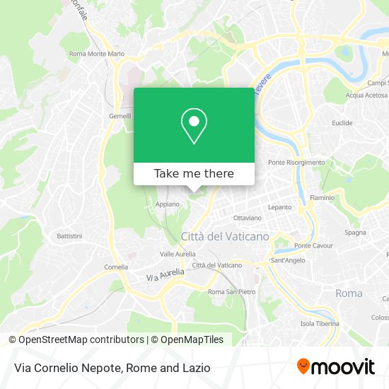 Via Cornelio Nepote map