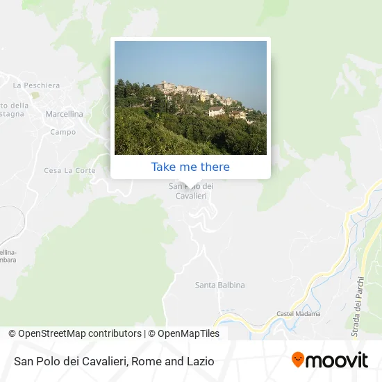 San Polo of the Cavaliers map