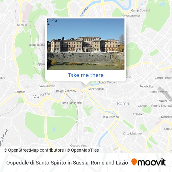 Ospedale di Santo Spirito in Sassia map