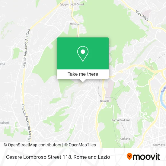 Cesare Lombroso Street 118 map