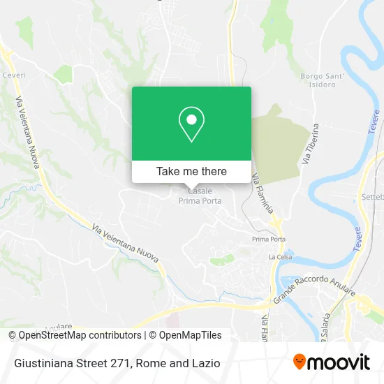 Giustiniana Street 271 map