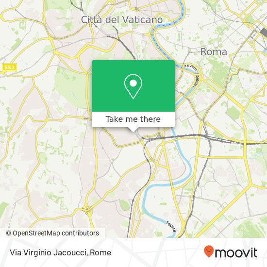 Via Virginio Jacoucci map