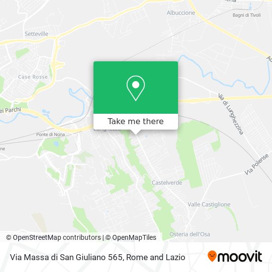 Via Massa di San Giuliano 565 map