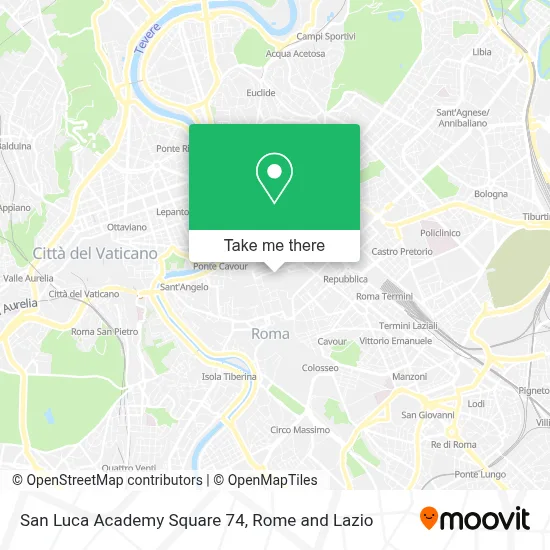 San Luca Academy Square 74 map