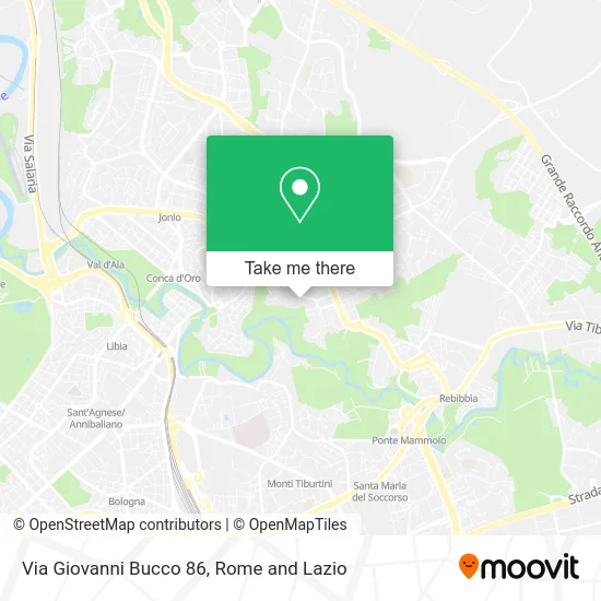 Giovanni Bucco Street 86 map