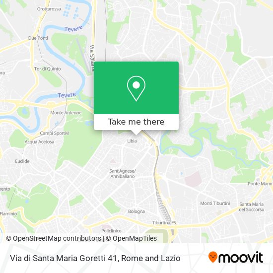 Via di Santa Maria Goretti 41 map